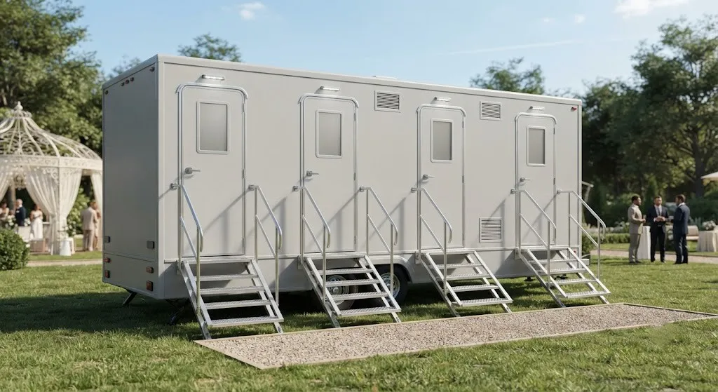 4 Stall Restroom Trailer in Kirkland, WA