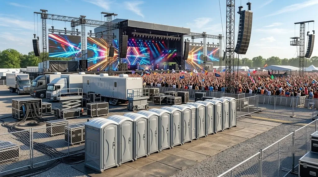 Concert Restroom Rental in Kirkland, WA