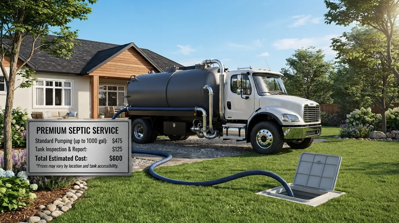 Septic Tank Pumping Cost in Kirkland, WA